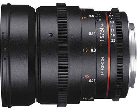 Rokinon 24mm T1.5 Cine DS Wide Angle Lens for Sony E-Mount